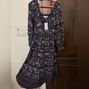 Sea Noah smocked dress long sleeve BNWT